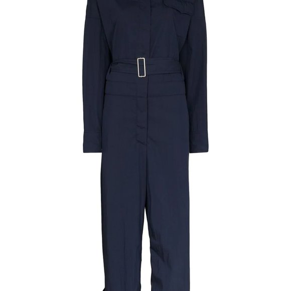 Moncler belted long-sleeve jumpsuit - Picture 1 of 4